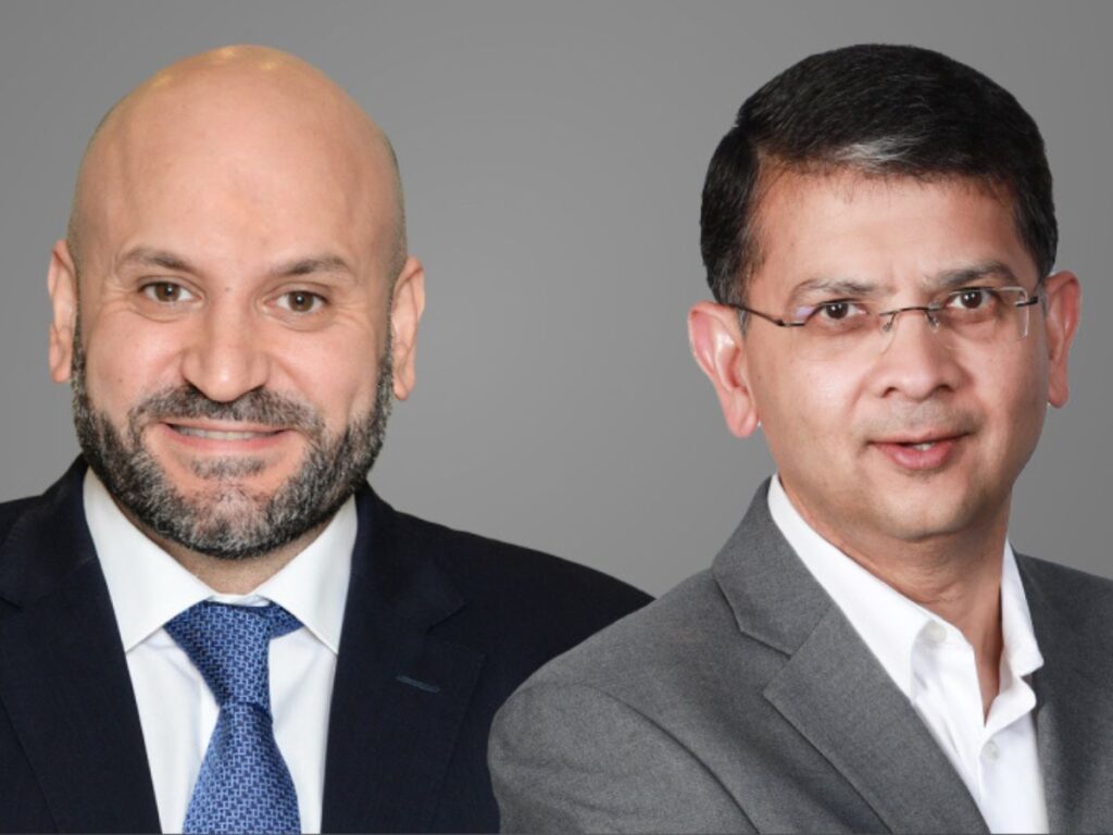 L to R - Hussein M Dajani, Group Chief Marketing and Customer Centricity Officer, Petromin Corporation; Beerud Sheth, Founder & CEO of Gupshup